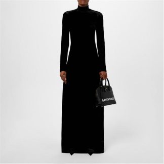 BALENCIAGA Bal A-Line Gown Ld41 Women Black  for sale