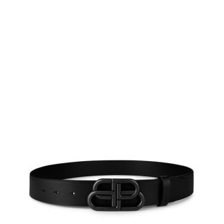 BALENCIAGA Bal BB Belt 40 Sn34 Unisex Black  for sale