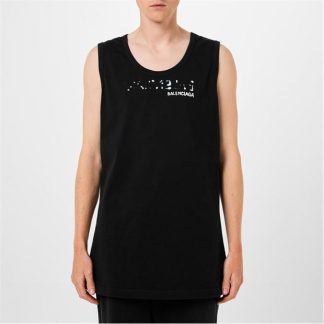 BALENCIAGA Bal Loose Tank Sn42 Men Black  for sale