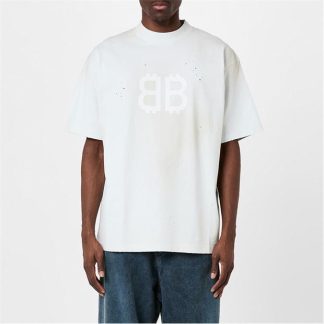 BALENCIAGA Bal Med Fit T Sn42 Men Dirty White  for sale