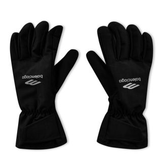 BALENCIAGA Bal Ski Gloves Sn42 Unisex Black  for sale