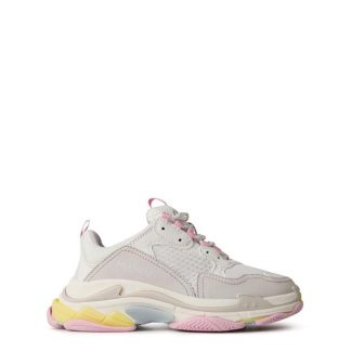 BALENCIAGA Bal Triple S Trnr Ch99 Kids Chunky Trainers Blue/Pink for sale