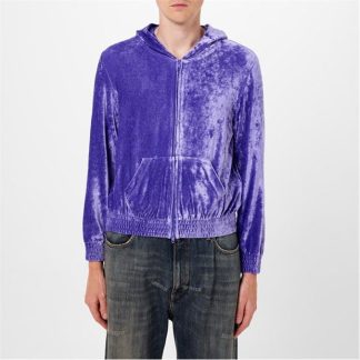 BALENCIAGA Bal Zip Hoodie Sn34 Men Lilac  for sale