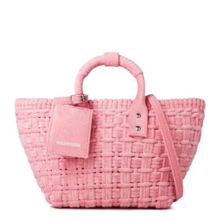 BALENCIAGA Bistro Basket Xs Tote Bag Women Pink 5890  for sale