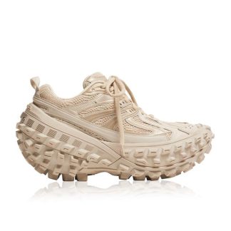 BALENCIAGA Bouncer Sneakers Women Chunky Trainers Beige 9700 for sale