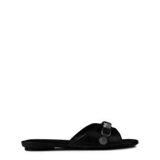 BALENCIAGA Cagole Sandal Women Black/Silver  for sale