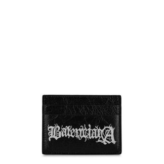 BALENCIAGA Cash Card Holder Unisex Black/White  for sale