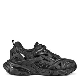 BALENCIAGA Childrens Track 2 Trainers Kids Chunky Trainers Black 1000 for sale