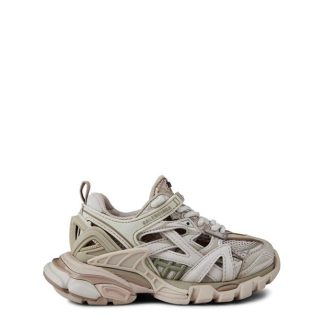 BALENCIAGA Childrens Track 2 Trainers Kids Chunky Trainers Nude 9710 for sale