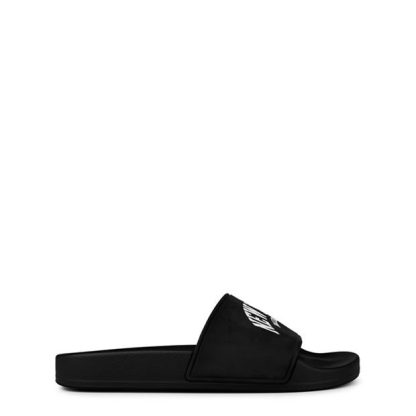 BALENCIAGA Cities New York Rubber Slides Women Black  for sale