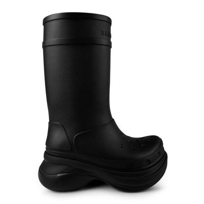 BALENCIAGA Crocs Boot Women Black  for sale