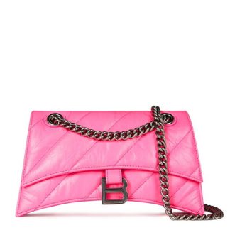 BALENCIAGA 'Crush' Bag Women Fluo Pink 5634  for sale