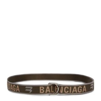 BALENCIAGA D Ring Belt Unisex Khaki  for sale