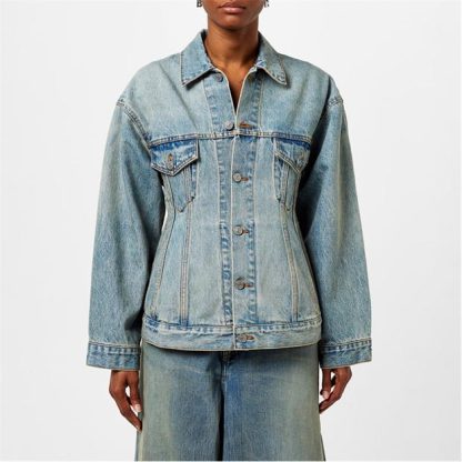 BALENCIAGA Hourglass Jacket Women Indigo/Madder  for sale