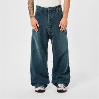 BALENCIAGA Hybrid Baggy Pants Men Ocn Blu 4702  for sale