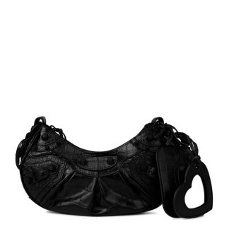 BALENCIAGA Le Cagole Extra Small Shoulder Bag Women Black 1000  for sale