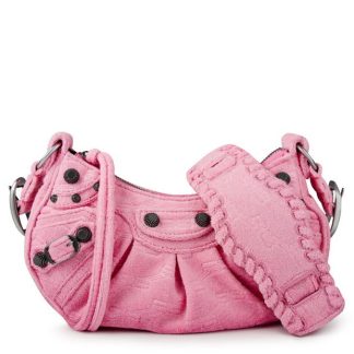 BALENCIAGA Le Cagole Extra Small Shoulder Bag Women Pink 5812  for sale