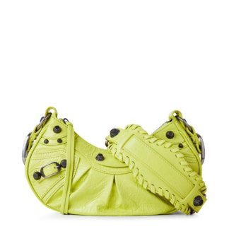 BALENCIAGA Le Cagole Extra Small Shoulder Bag Women Shoulder Bags Lime 7302 for sale