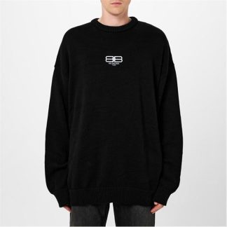 BALENCIAGA Logo Jumper Men Black 1000  for sale