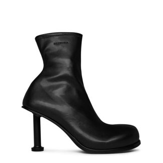 BALENCIAGA Mallorca Heeled Ankle Boots Women Black 1000  for sale