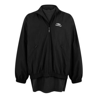 BALENCIAGA Patch Tracksuit Jacket Men Black  for sale