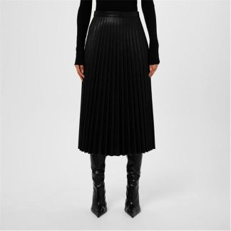 BALENCIAGA Pleated Skirt Women Black  for sale