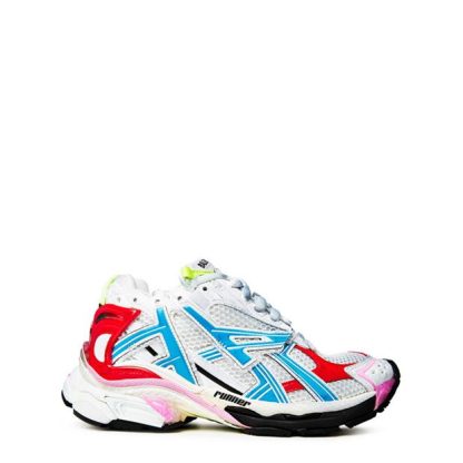 BALENCIAGA Runner Sneaker Women Chunky Trainers Wht/Blue/Red for sale