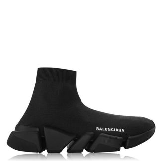 BALENCIAGA Speed 2 Lite Trainers Women Sock Trainers Blk/Blk 1013 for sale