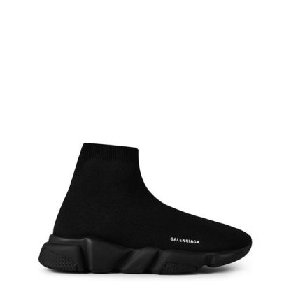 BALENCIAGA Speed Sock Trainers Kids Runners Blk/Blk 1013 for sale