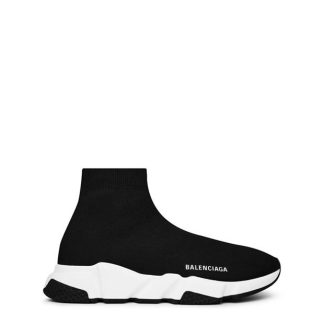 BALENCIAGA Speed Sock Trainers Men Sock Trainers Black/White for sale