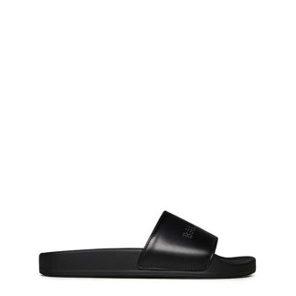 BALENCIAGA Strass Pool Slide Sandals Women Black 1000  for sale