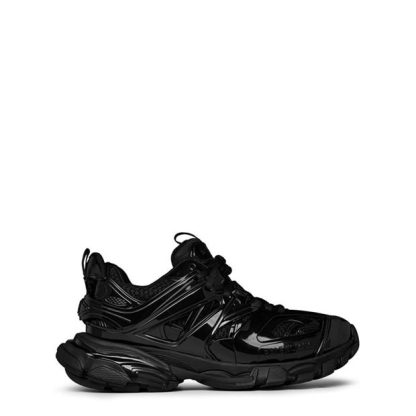 BALENCIAGA Track Patent Sneaker Women Chunky Trainers Black 1000 for sale