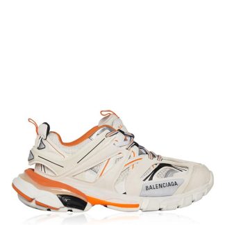 BALENCIAGA Track Trainers Women Chunky Trainers Wht/Orng 9059 for sale