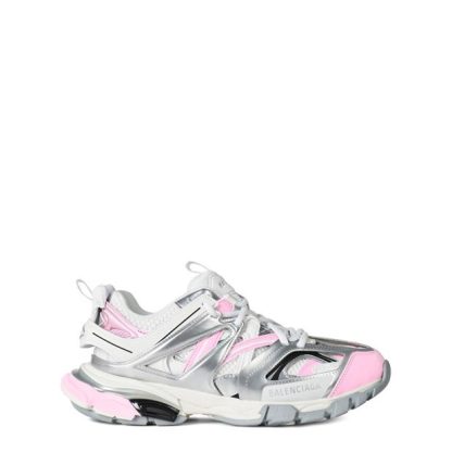 BALENCIAGA Track Trainers Women Chunky Trainers Wht/Pnk/Slv9518 for sale