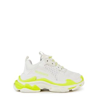 BALENCIAGA Triple S Mesh Trainers Infants Kids Yellow  for sale