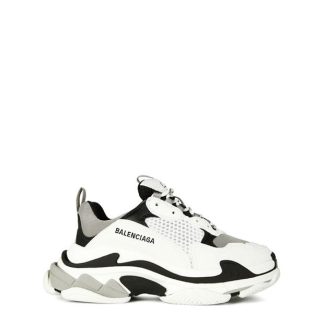 BALENCIAGA Triple S Trainers Men Chunky Trainers Wht/Gry 1112 for sale