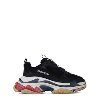 BALENCIAGA Triple S Trainers Women Chunky Trainers Black/Red 1000 for sale