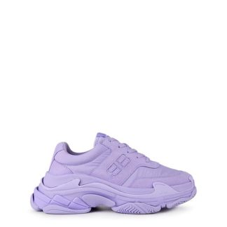 BALENCIAGA Triple S Trainers Women Chunky Trainers Lilac 5700 for sale