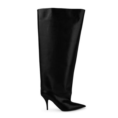 BALENCIAGA Waders Knee Boots Women Black  for sale