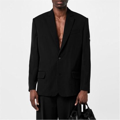 BALENCIAGA Washed Jacket Men Black  for sale