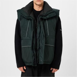 BALENCIAGA Wrap Gilet Men Green  for sale