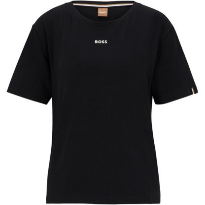 BOSS Boss Ci T-Shirt 10252706 01 Women Pyjama Short Sleeve Tops Black for sale