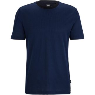 BOSS Boss Tiburt 426 10258155 01 Men Regular Fit T-Shirts Dark Blue for sale