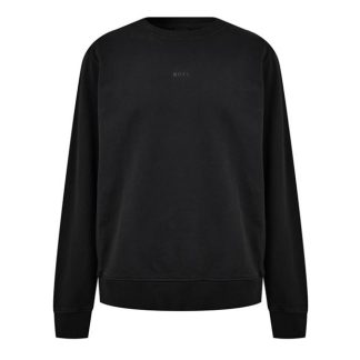 BOSS Boss Wefade Sweater Men Crew Sweaters Black for sale