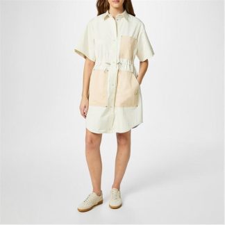 BOSS Dalema Shirt Dress Women Open White 118  for sale