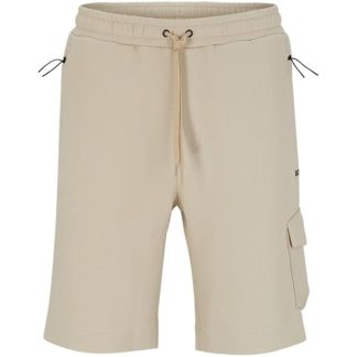 BOSS Hariq Short 10250074 01 Men Fleece Shorts Med Beige 269 for sale