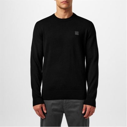 BOSS Kanovano Jumper Men Jumpers Black 001 for sale