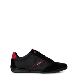 BOSS Saturn Mesh Trainers Men Low Trainers Blk/Red for sale