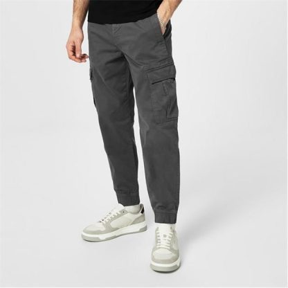 BOSS Sisla-4-Cargo Trousers Men Cargo Trousers Dk Grey 022 for sale