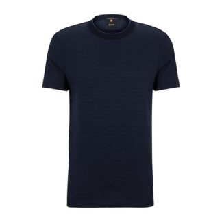 BOSS T Tesar 60 T-Shirt Men Regular Fit T-Shirts Dark Blue 404 for sale